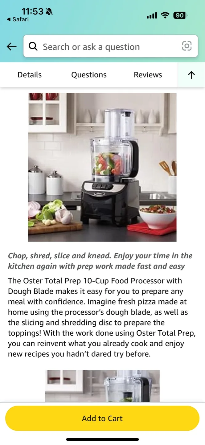 Oster 10-Cup 2-Speed Food Processor image indicator(3)