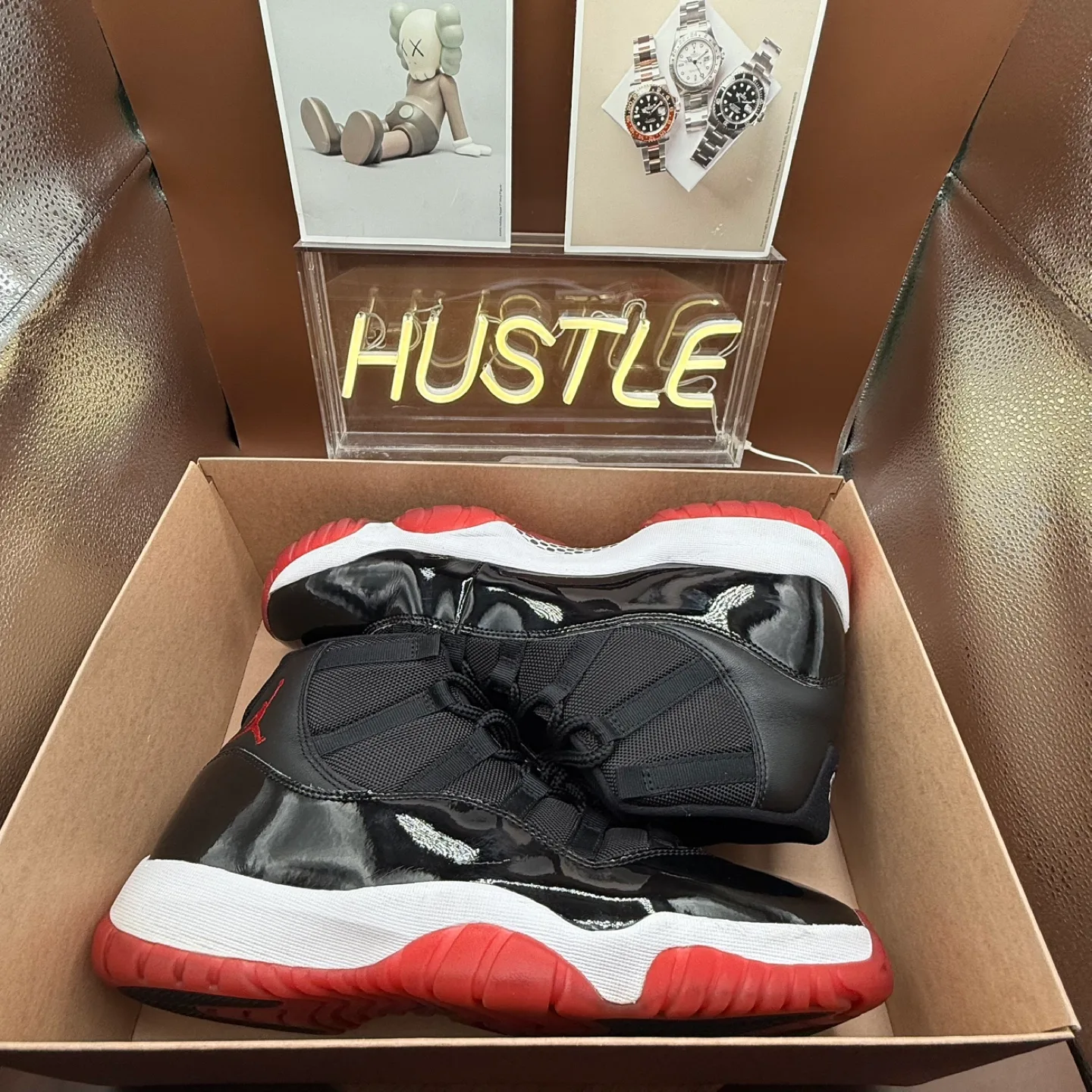 Jordan 11 High “Bred” 2019 Men’s Sz Size 12.5 image indicator(8)