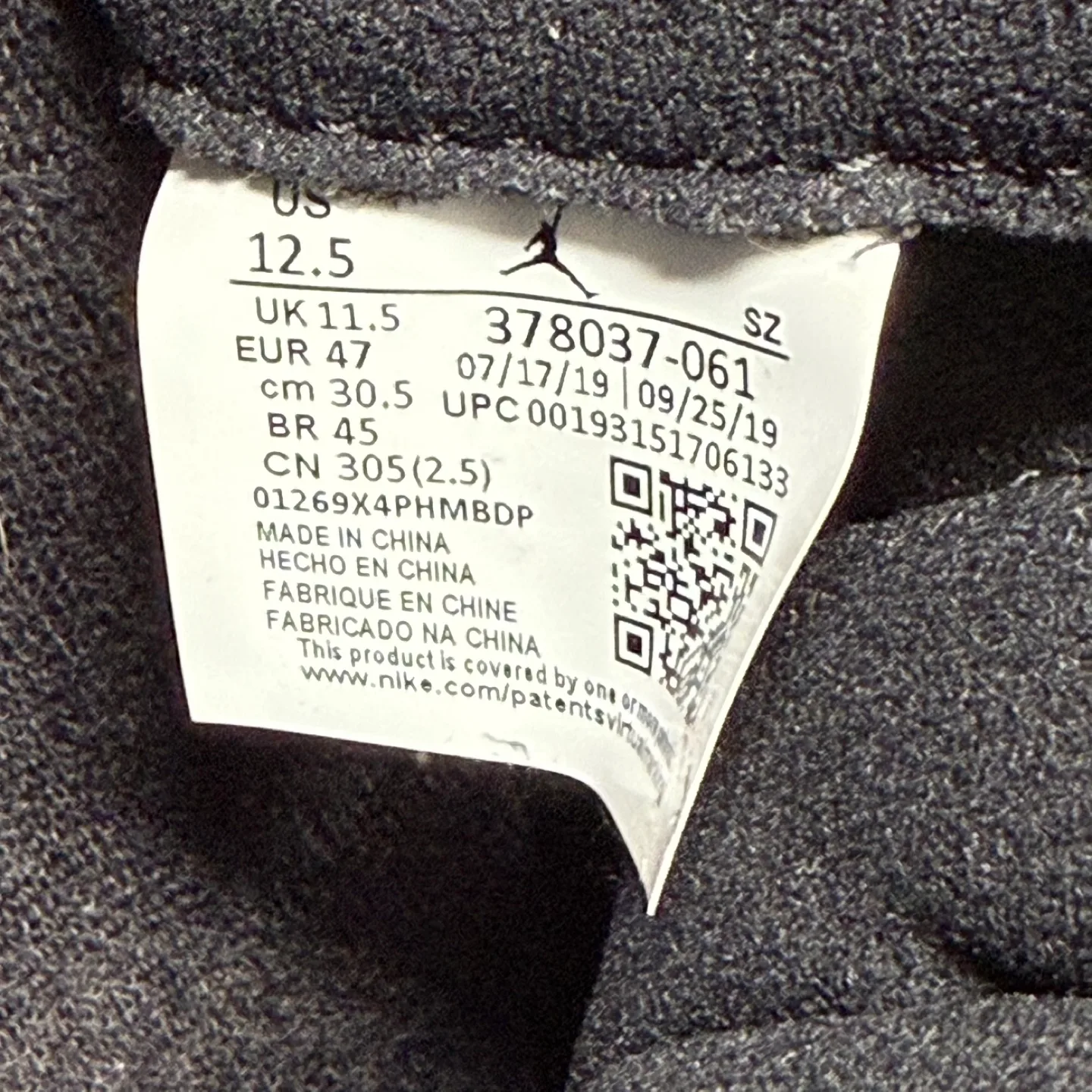 Jordan 11 High “Bred” 2019 Men’s Sz Size 12.5 image indicator(9)