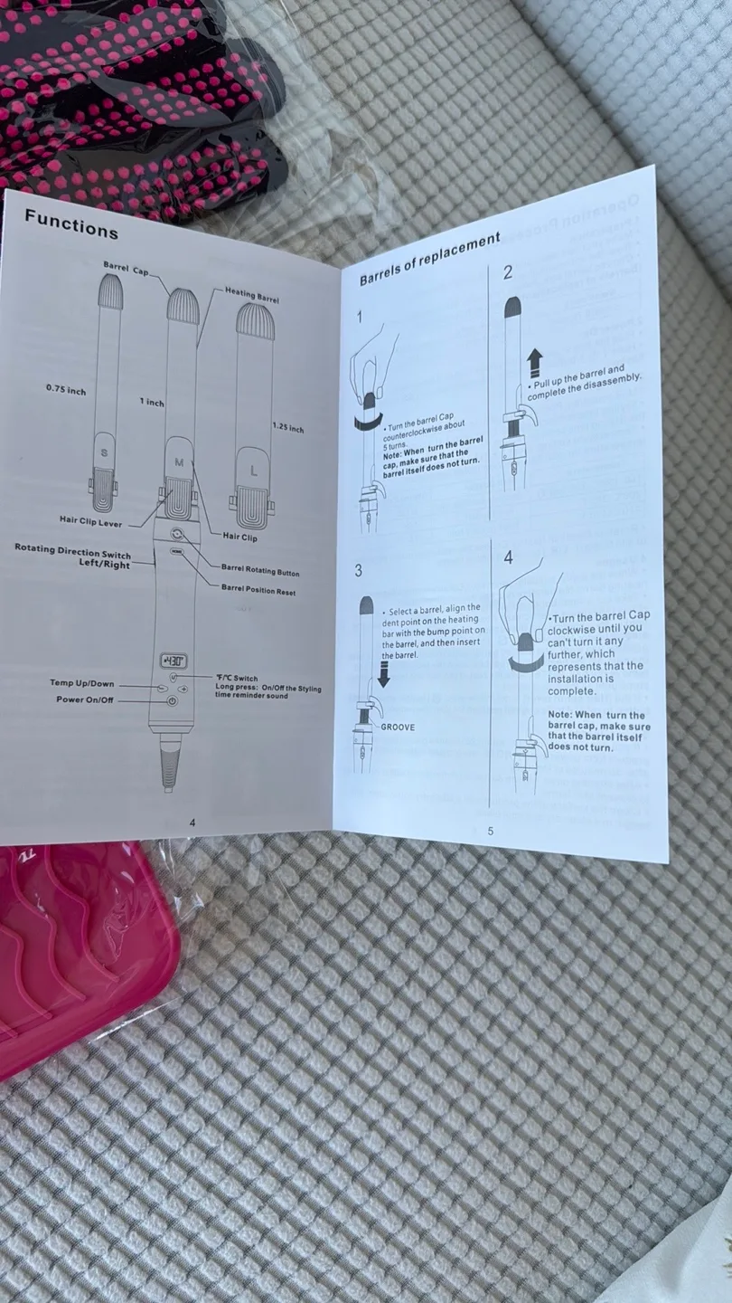 TopForever Automatic Curling Iron Set image indicator(8)
