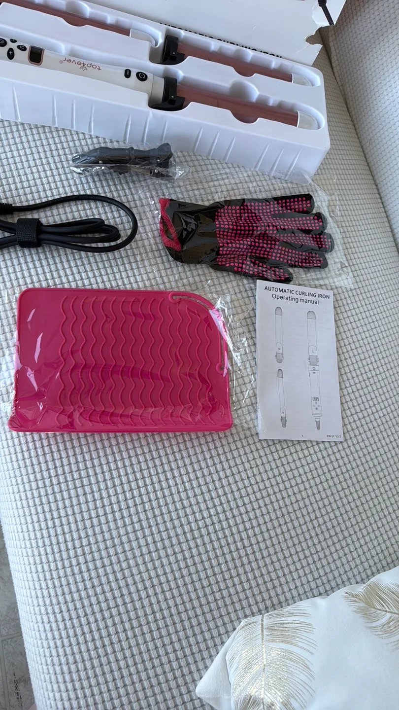 TopForever Automatic Curling Iron Set image indicator(7)