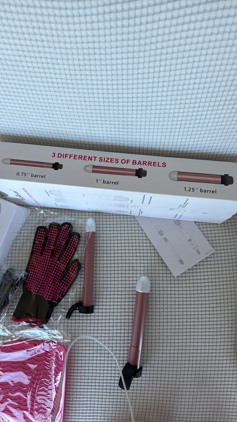 TopForever Automatic Curling Iron Set image indicator(10)