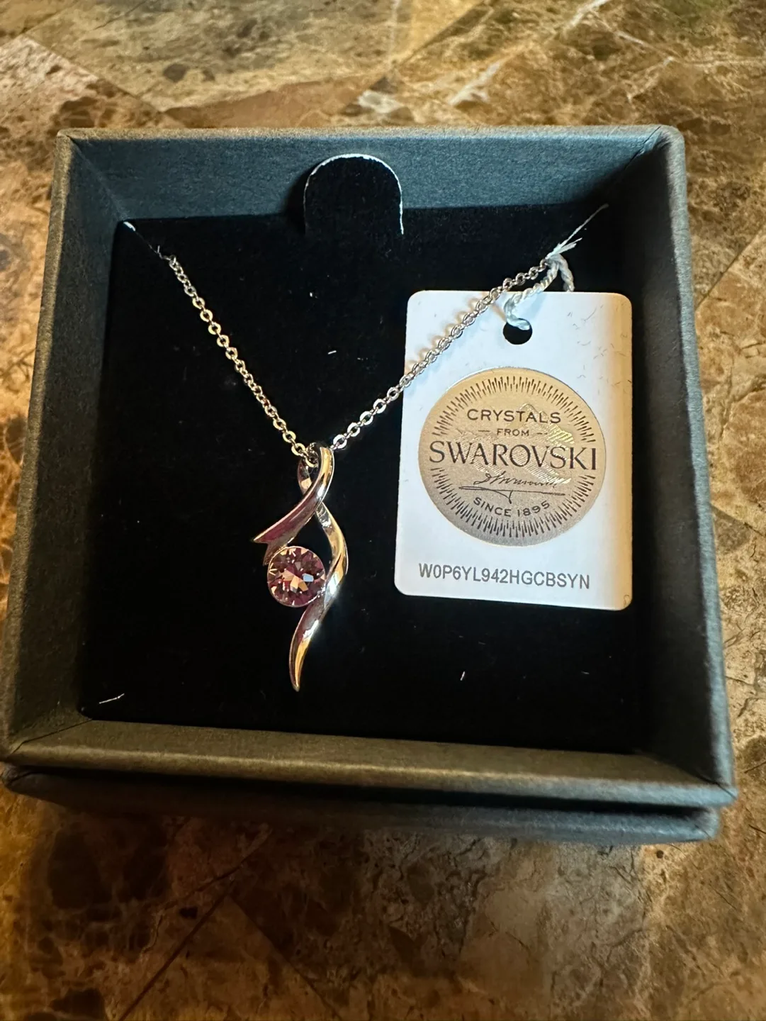 Swarovski Crystals Pendant Necklace thumbnail