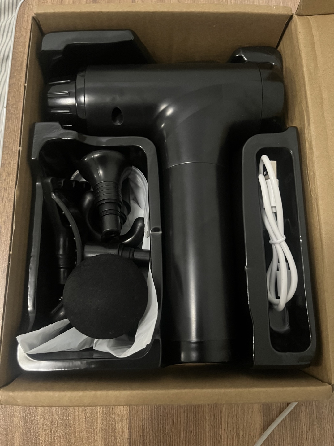 New Percussion Muscle Massage Gun with Attachments