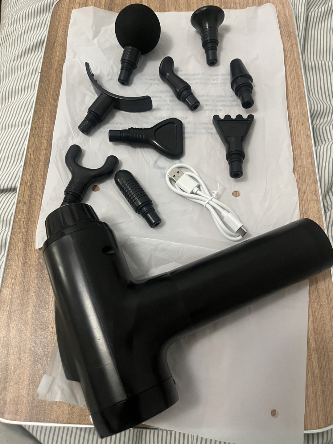 New Percussion Muscle Massage Gun with Attachments - photo 4