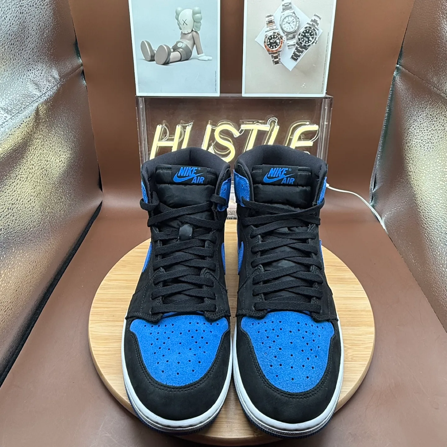 Jordan 1 High OG Reimagined Royal Blue/Black Men’s Sz 13 image indicator(6)