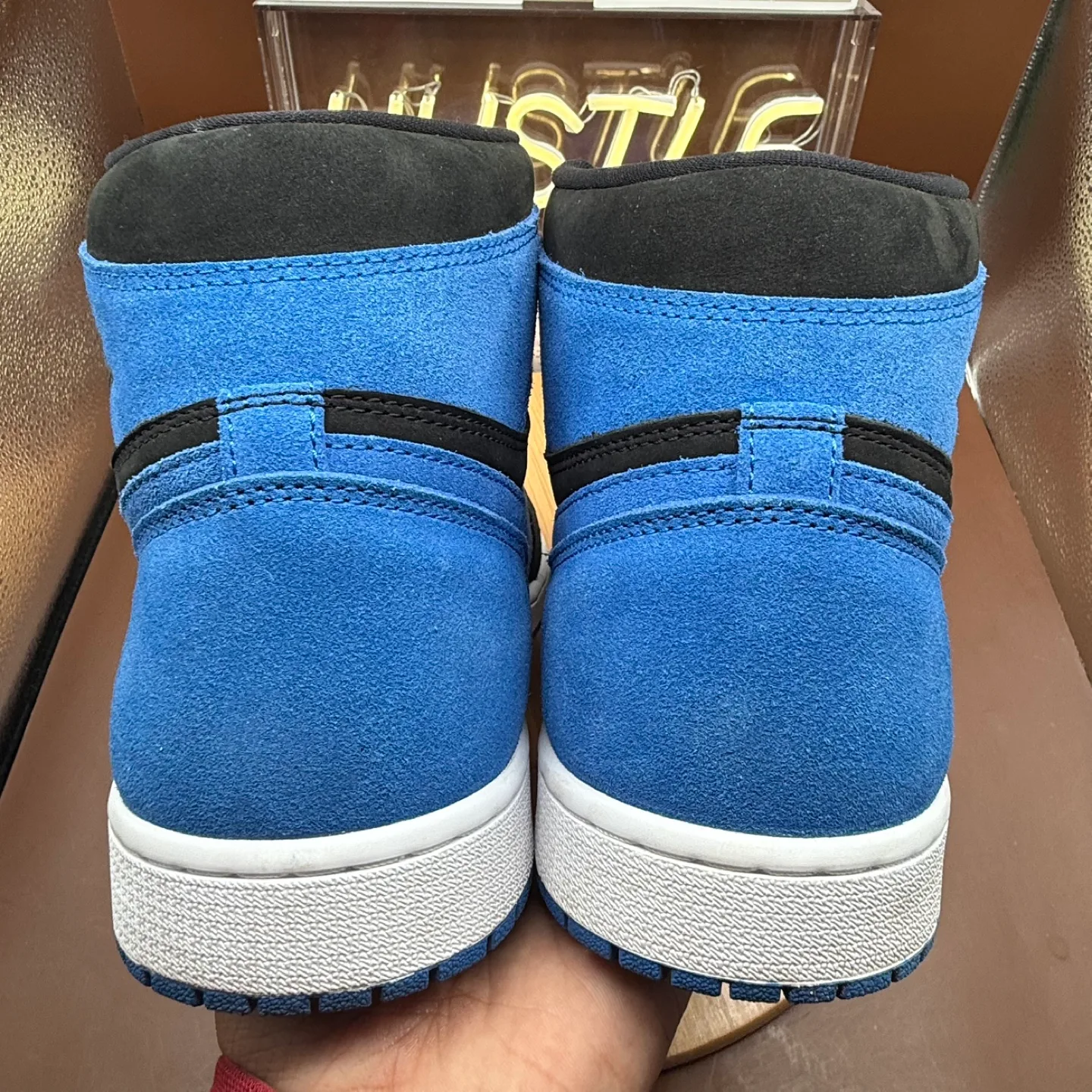 Jordan 1 High OG Reimagined Royal Blue/Black Men’s Sz 13 image indicator(7)