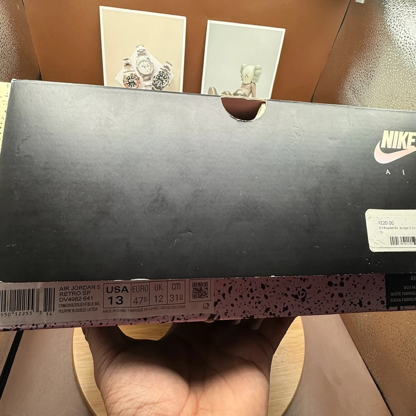 Nike Air Jordan 5 DJ Khaled ‘We The Best Crimson Bliss’ image indicator(8)