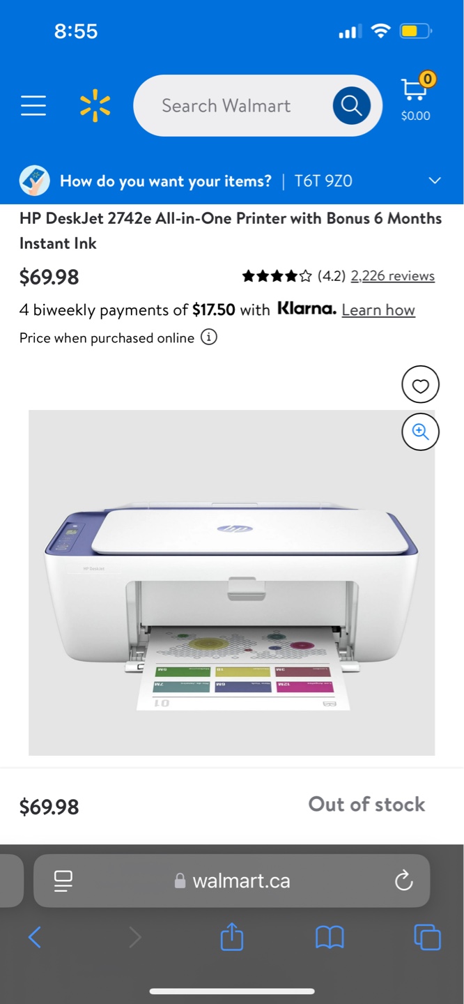 HP DeskJet 2742e All-in-One Printer - Mint Green (without ink)