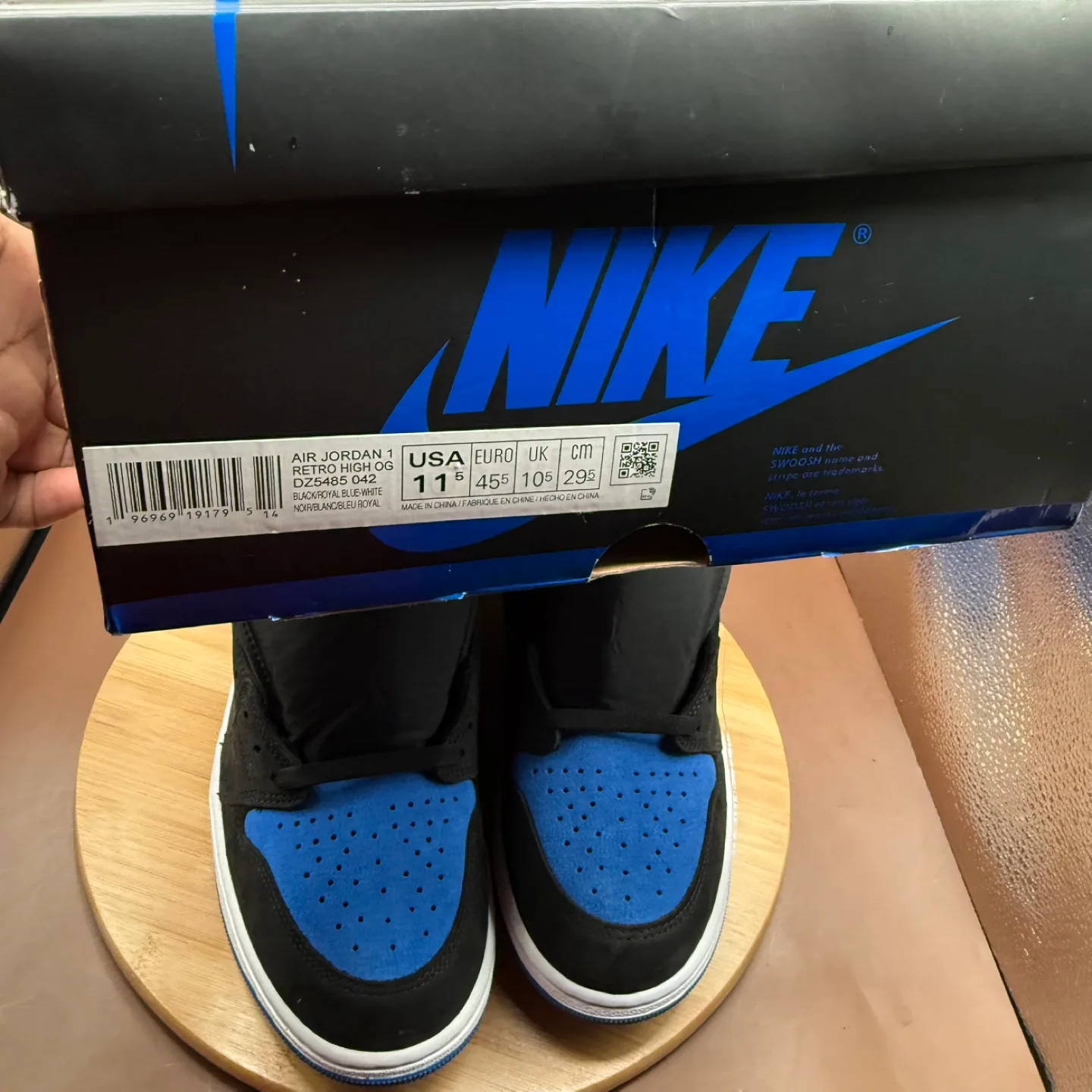 Jordan 1 Retro High OG “Royal Reimagined” Men’s Sz 11.5 image indicator(9)