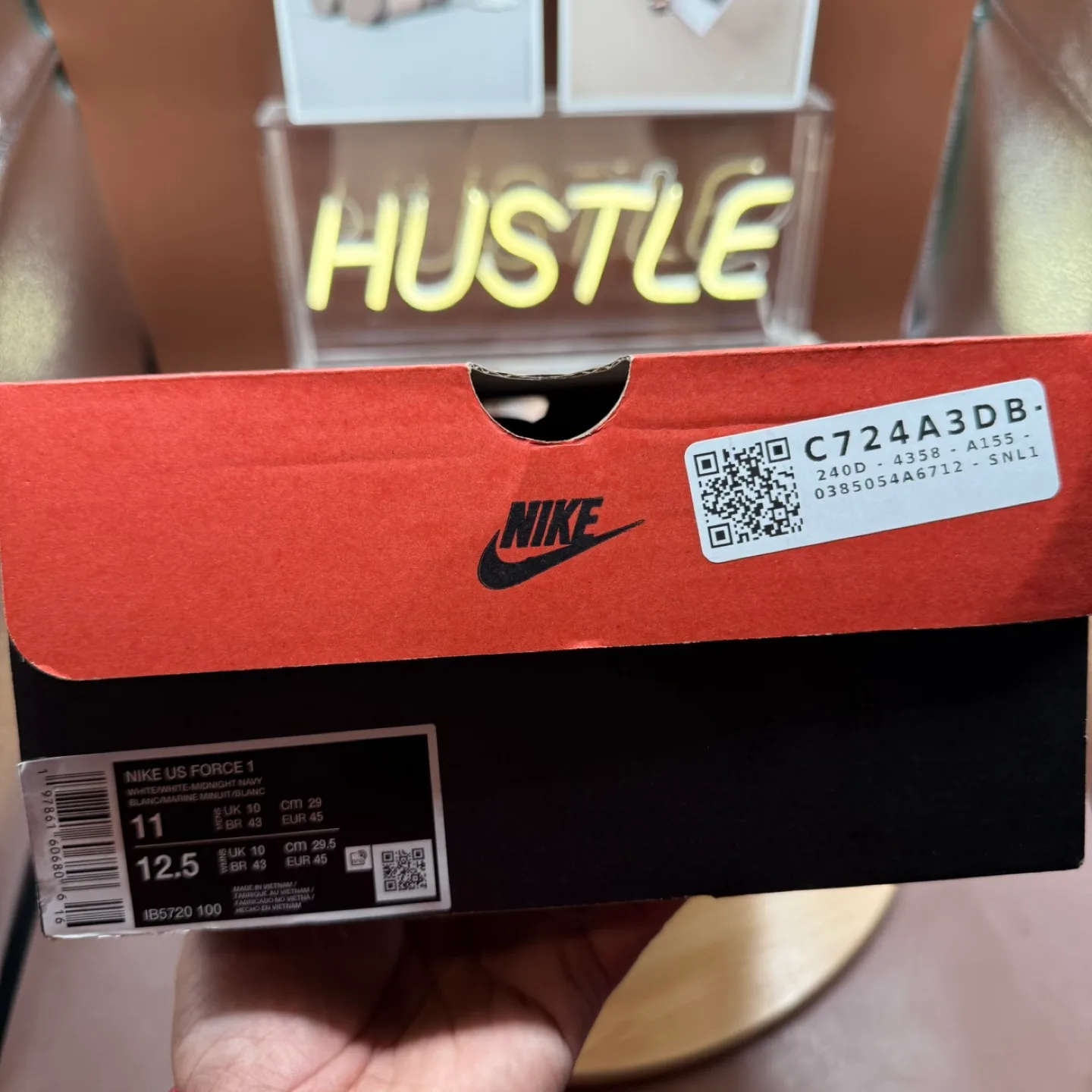 NIKE AIR FORCE 1 LOW “LIL YACHTY CONCRETE BOYS-IT'S US” SZ 11 image indicator(10)