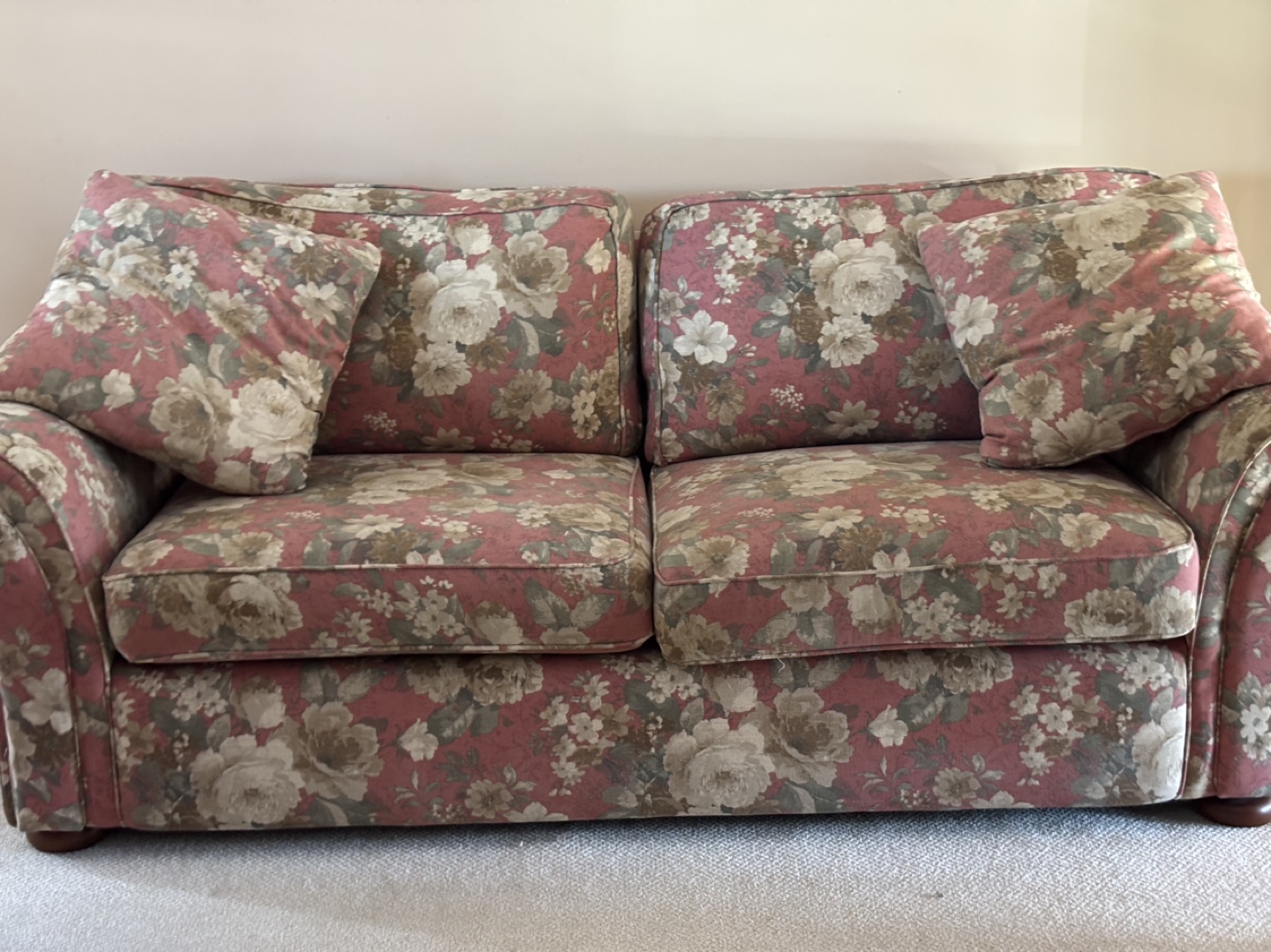 Floral Loveseat and Sofa Set - photo 2