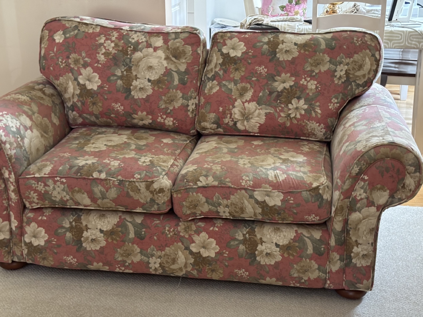 Floral Loveseat and Sofa Set - photo 3