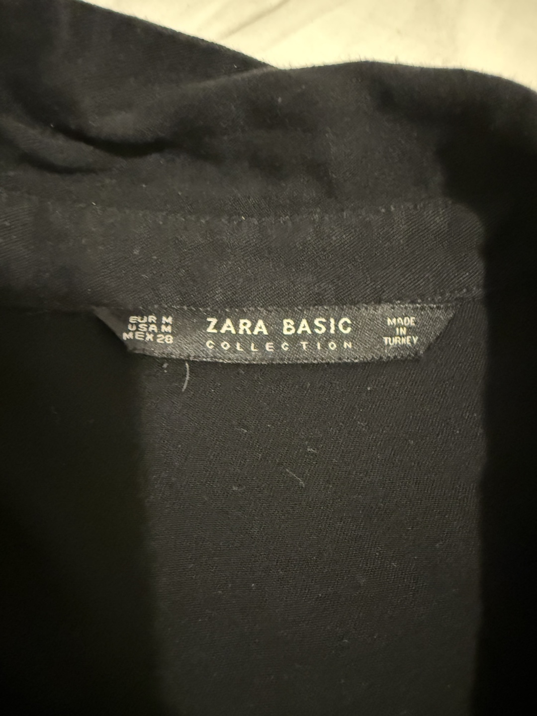 Zara Basic Collection Pearl-Embellished Blouse - photo 2