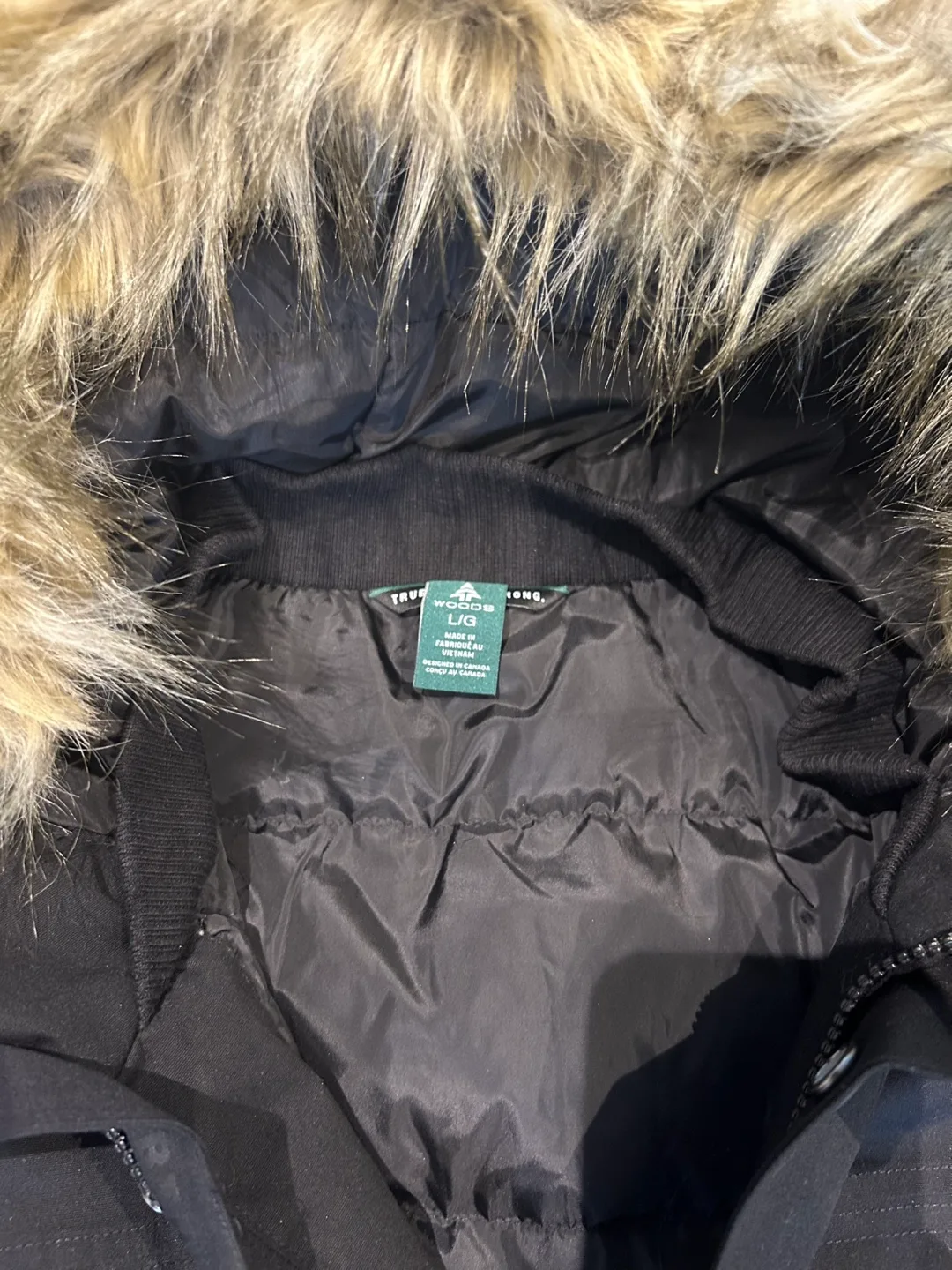 Men's Woods Winter Parka Jacket - Size LG image indicator(3)