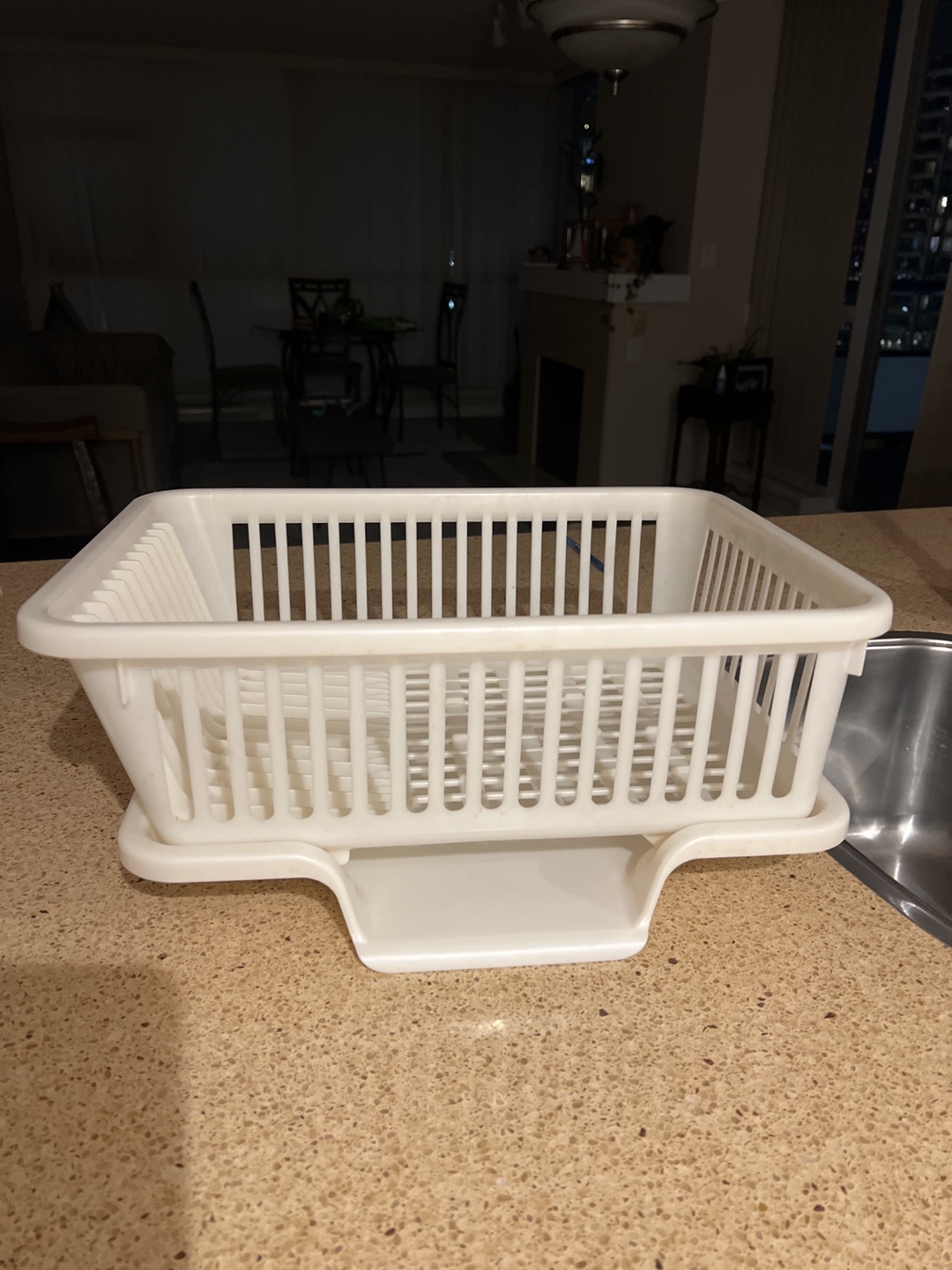 White Plastic Dish Drainer