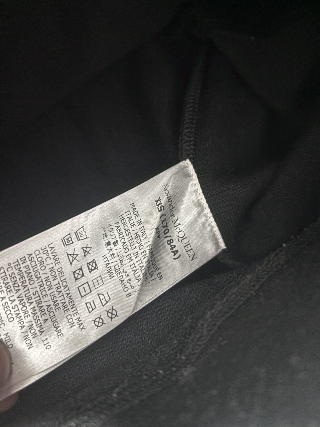 Alexander McQueen Black Hoodie Size XXS - photo 2