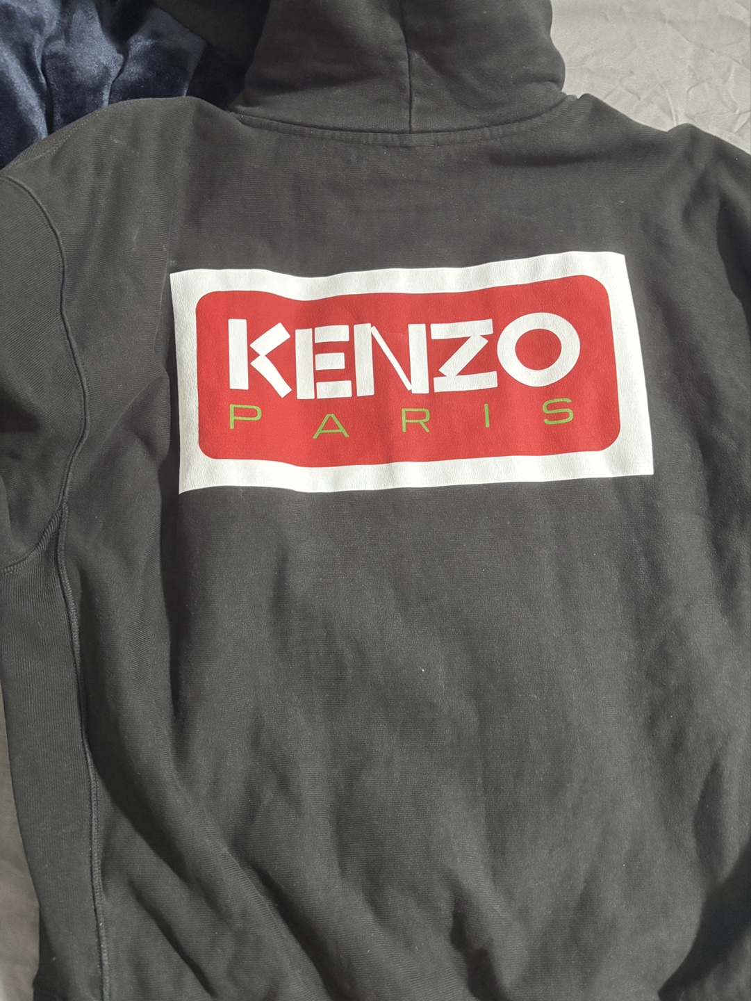 Kenzo Paris Black Hoodie Size Small - photo 2