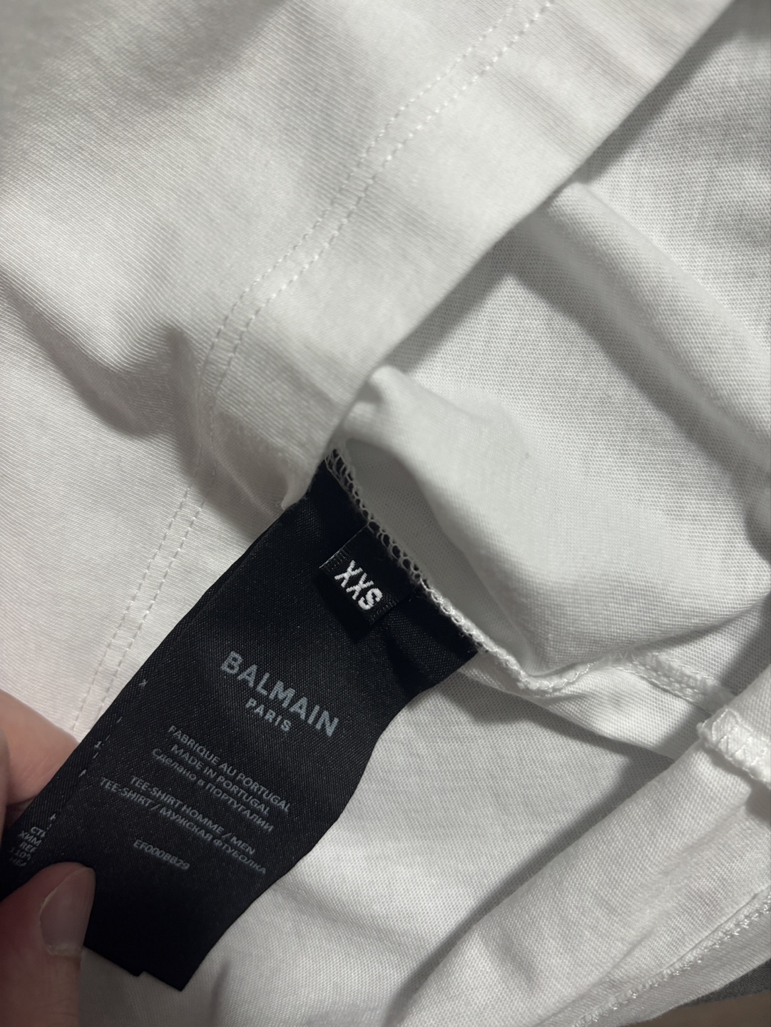 Balmain Paris Gold Logo T-Shirt - XS - photo 3