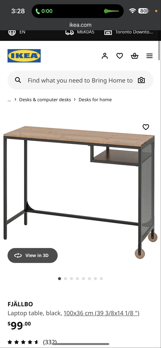 IKEA FJÄLLBO Computer Desk - photo 2