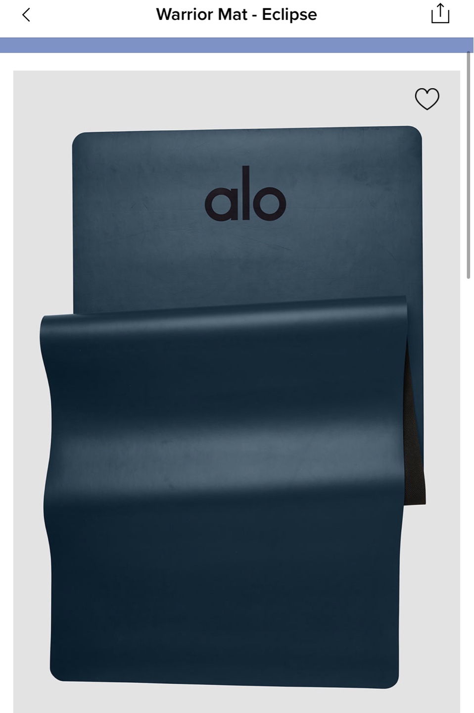 Alo Yoga Warrior Mat - Eclipse