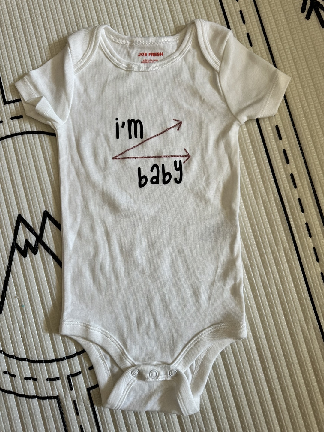Three Joe Fresh Baby Bodysuits - 6-12 Months - photo 4
