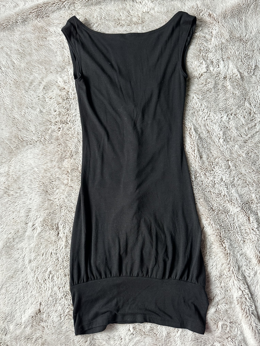 Black Beaded Mini Dress Size Small - photo 4