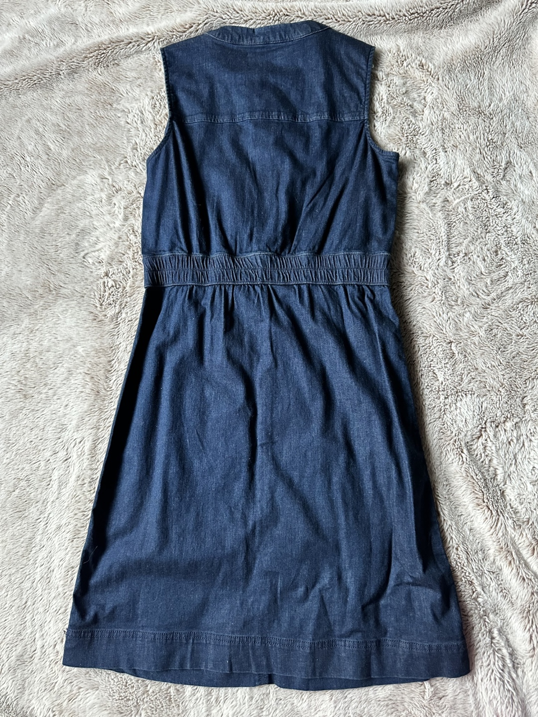 Joe Fresh Dark Wash Denim Sleeveless Dress Size XS - photo 4