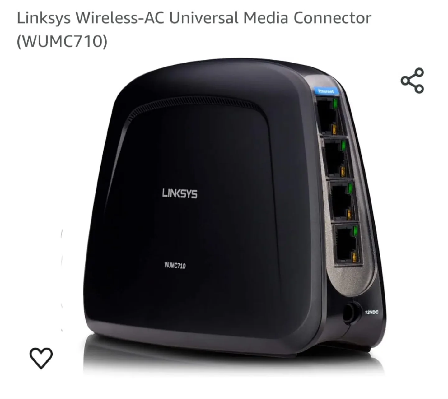Linksys WUMC710 Wireless-AC Universal Media Connector image indicator(4)