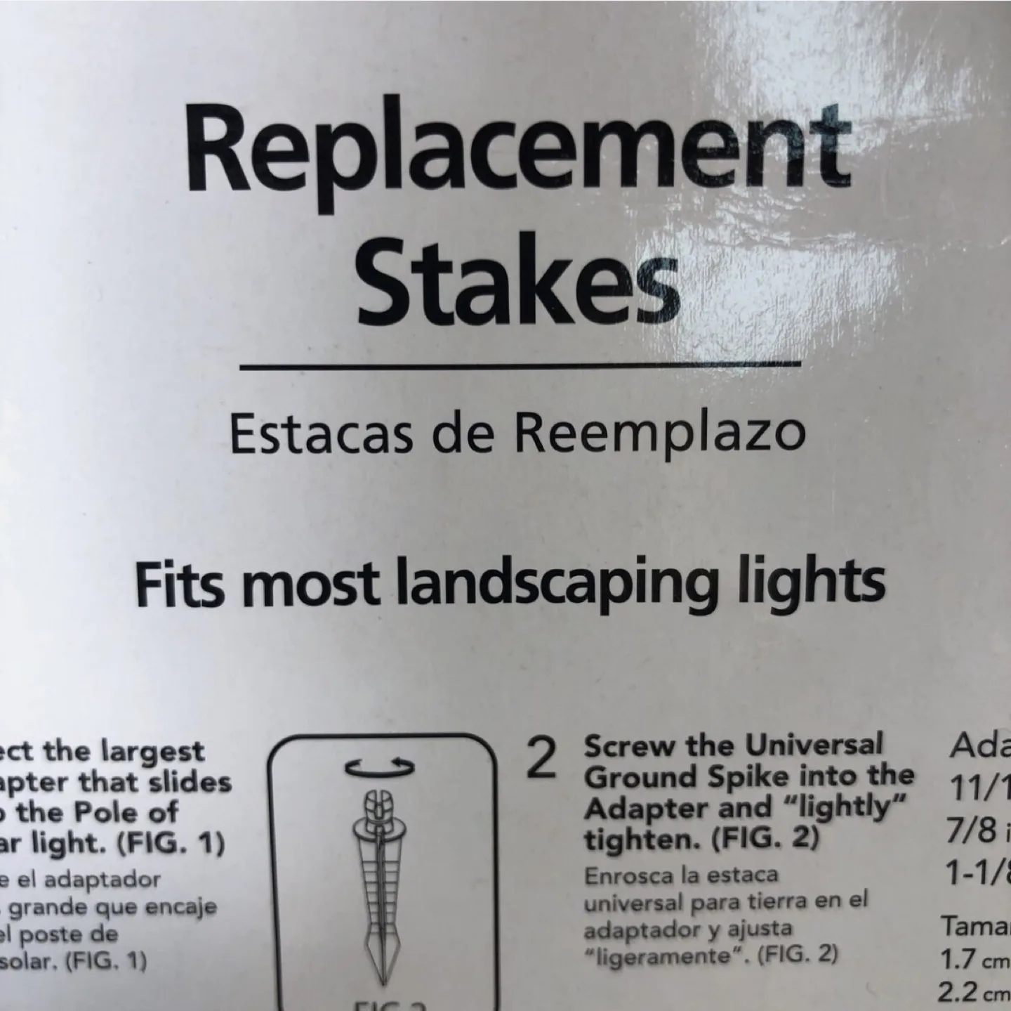 Mainstays Replacement Stakes for Pathway Lights - 2 Pack image indicator(3)