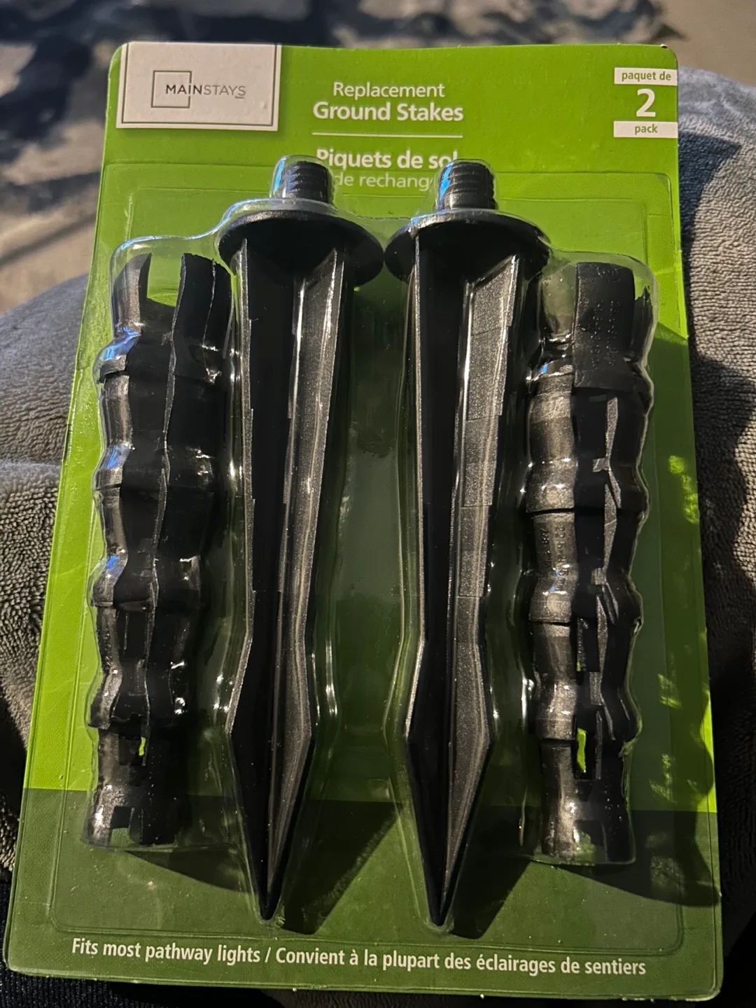 Mainstays Replacement Stakes for Pathway Lights - 2 Pack image indicator(5)