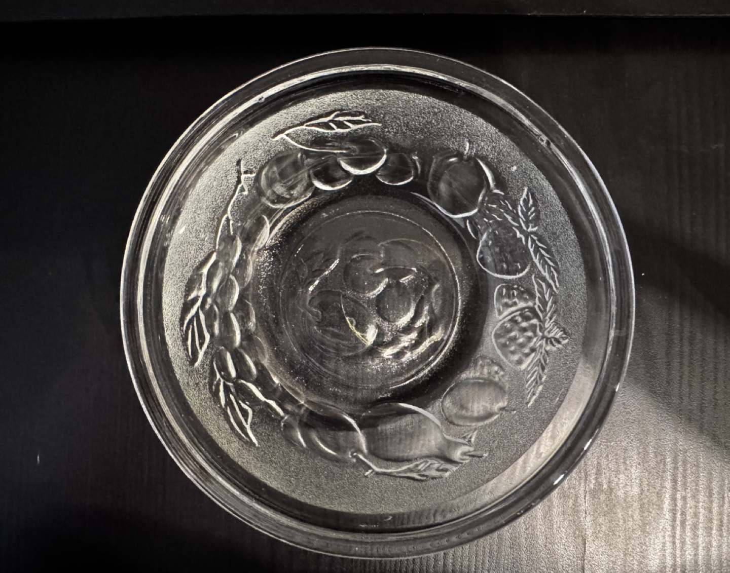 Set of Three Thick Glass Bowls