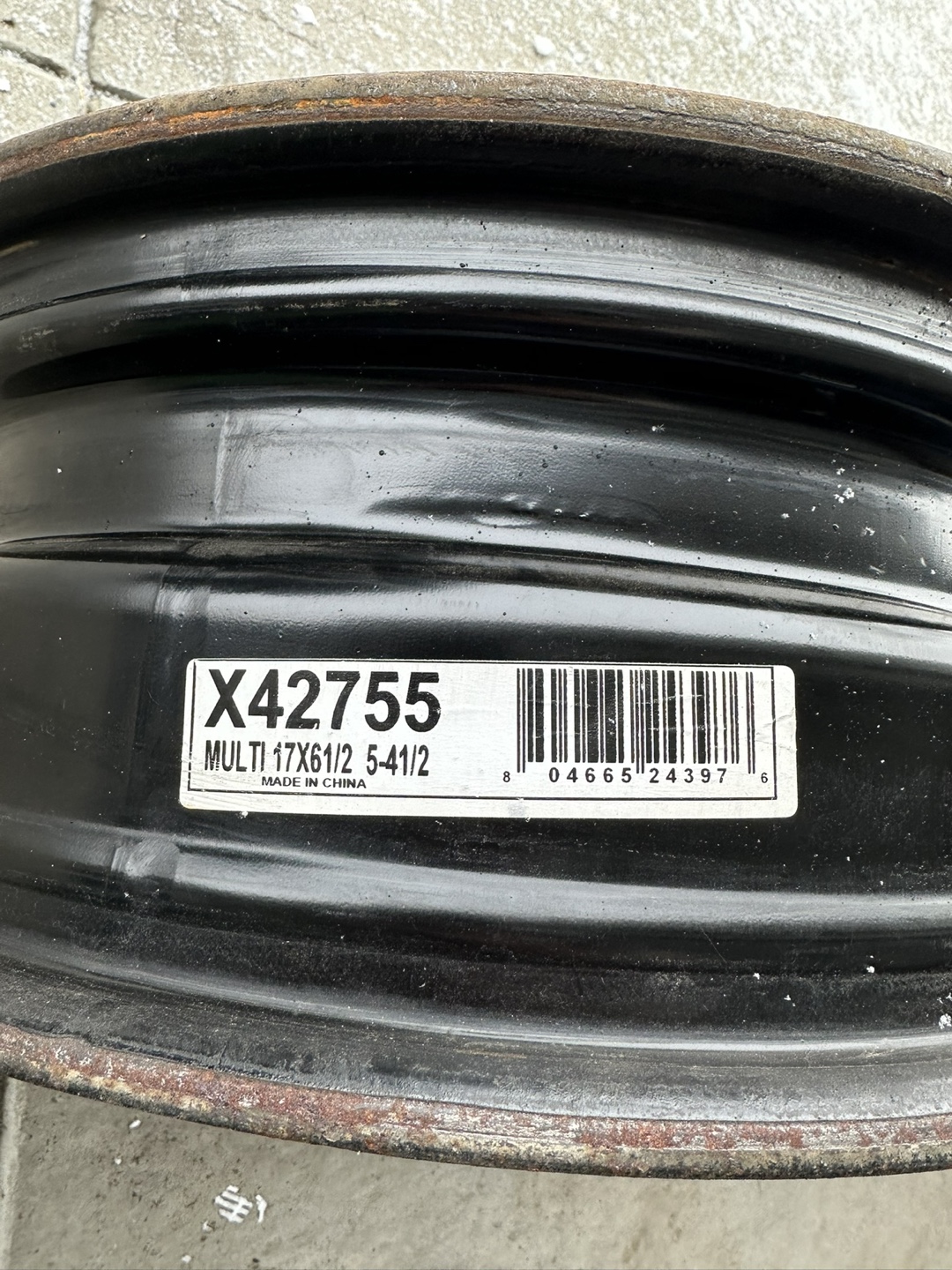 Tire rim set 17”x6.5” - photo 4