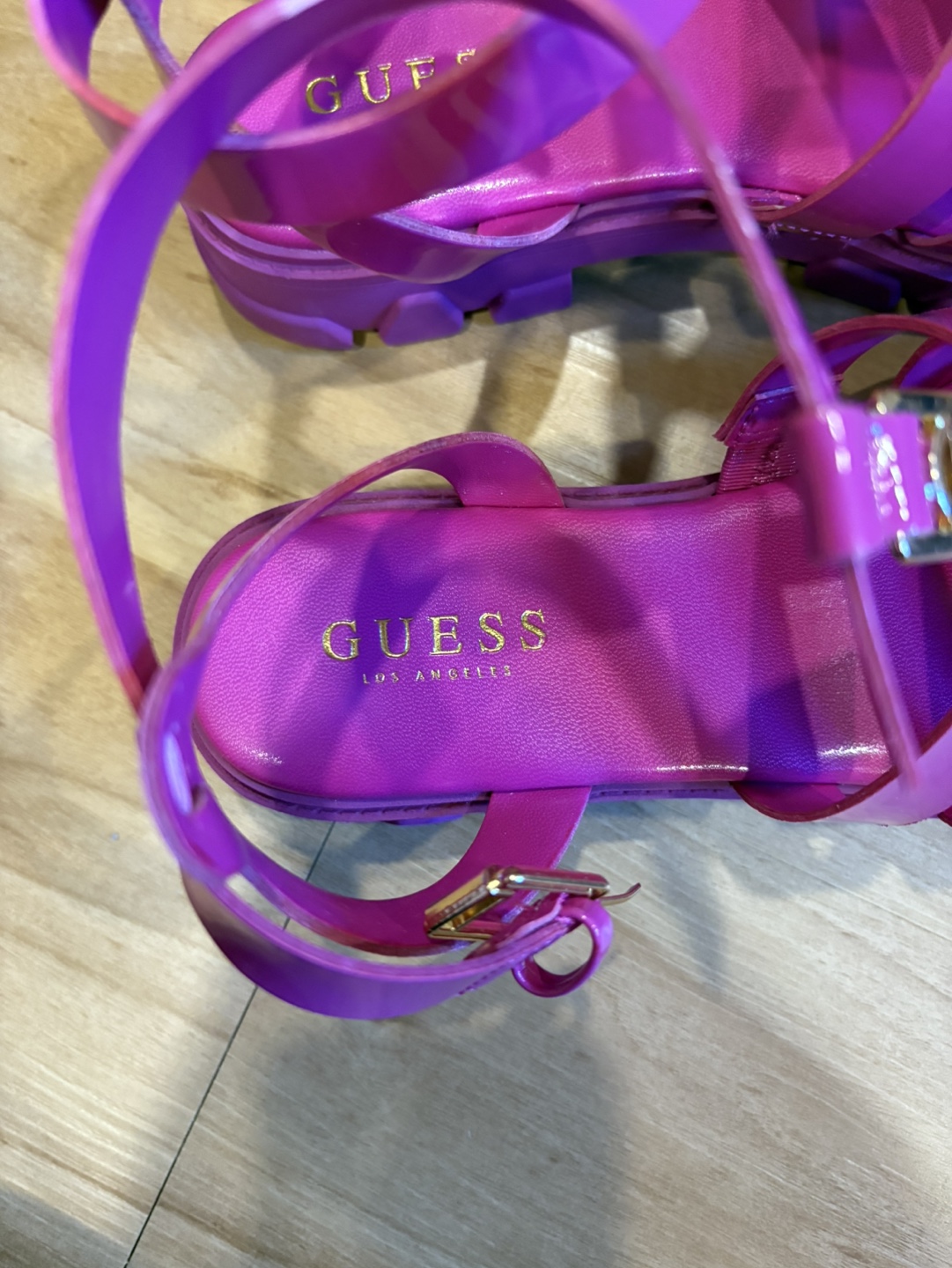 GUESS Pink Platform Sandals - photo 2
