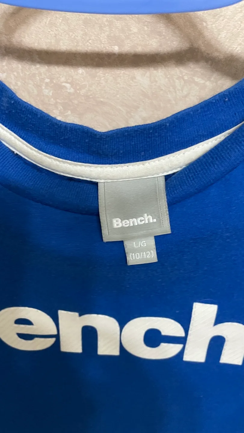 Bench. Boys Size L/G (10/12) Blue T-Shirt image indicator(5)