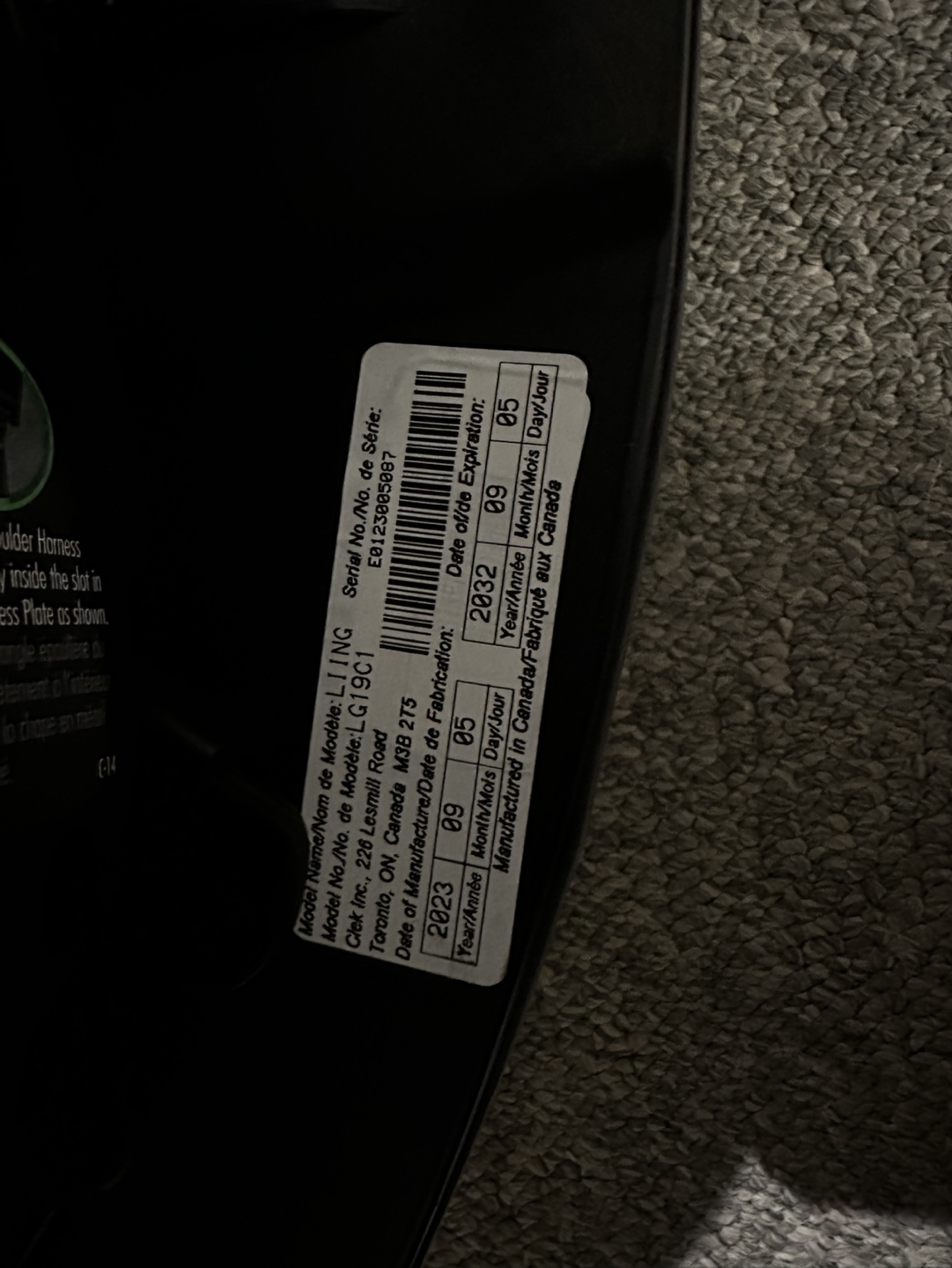 Clek Liing Infant Car Seat - photo 5