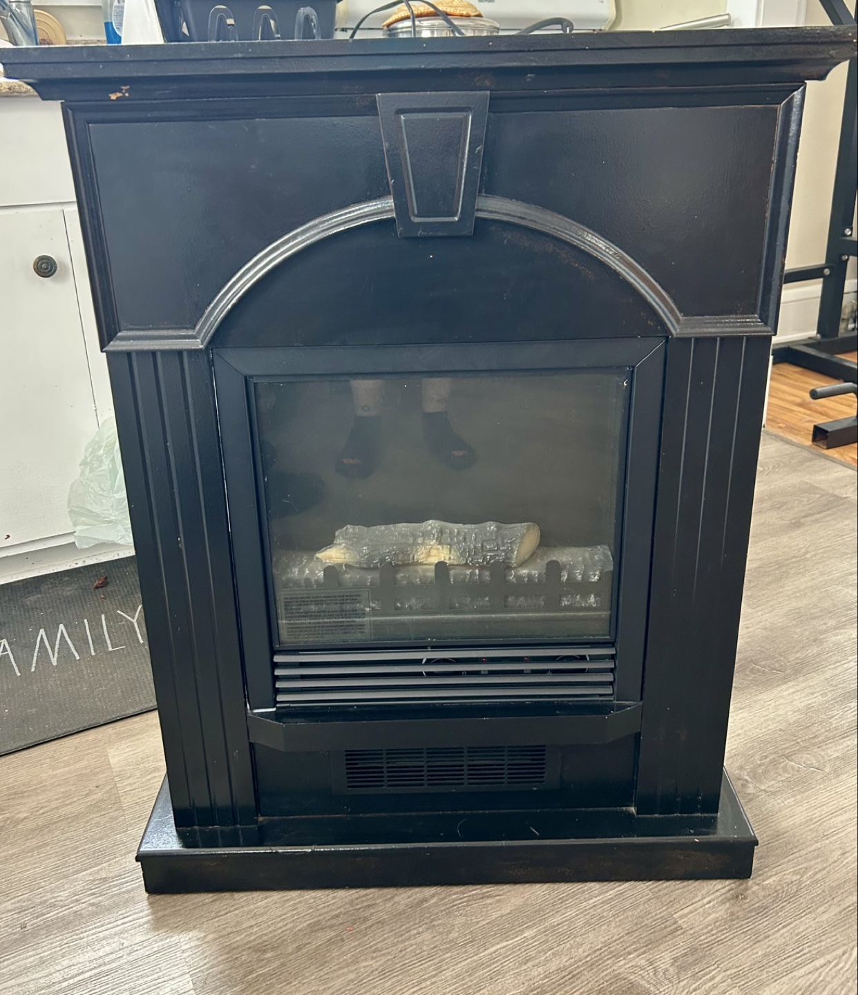 Electric Fireplace Mantel