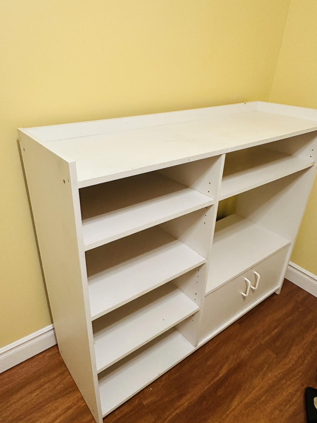 White Wooden Storage Cabinet