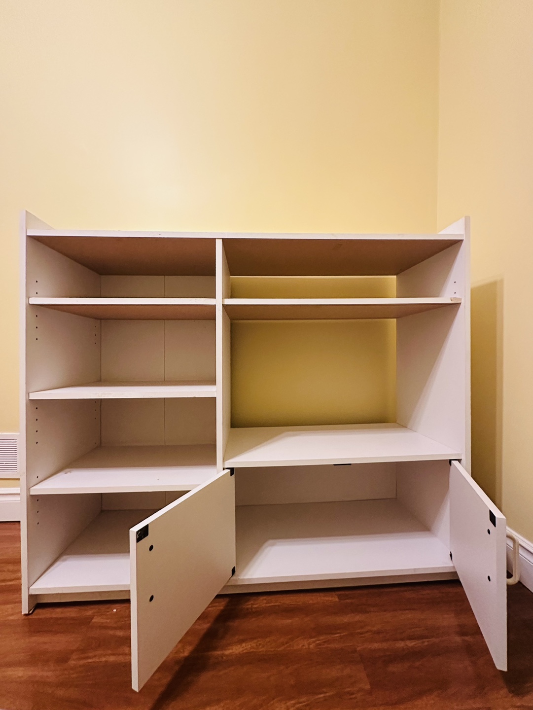 White Wooden Storage Cabinet - photo 2