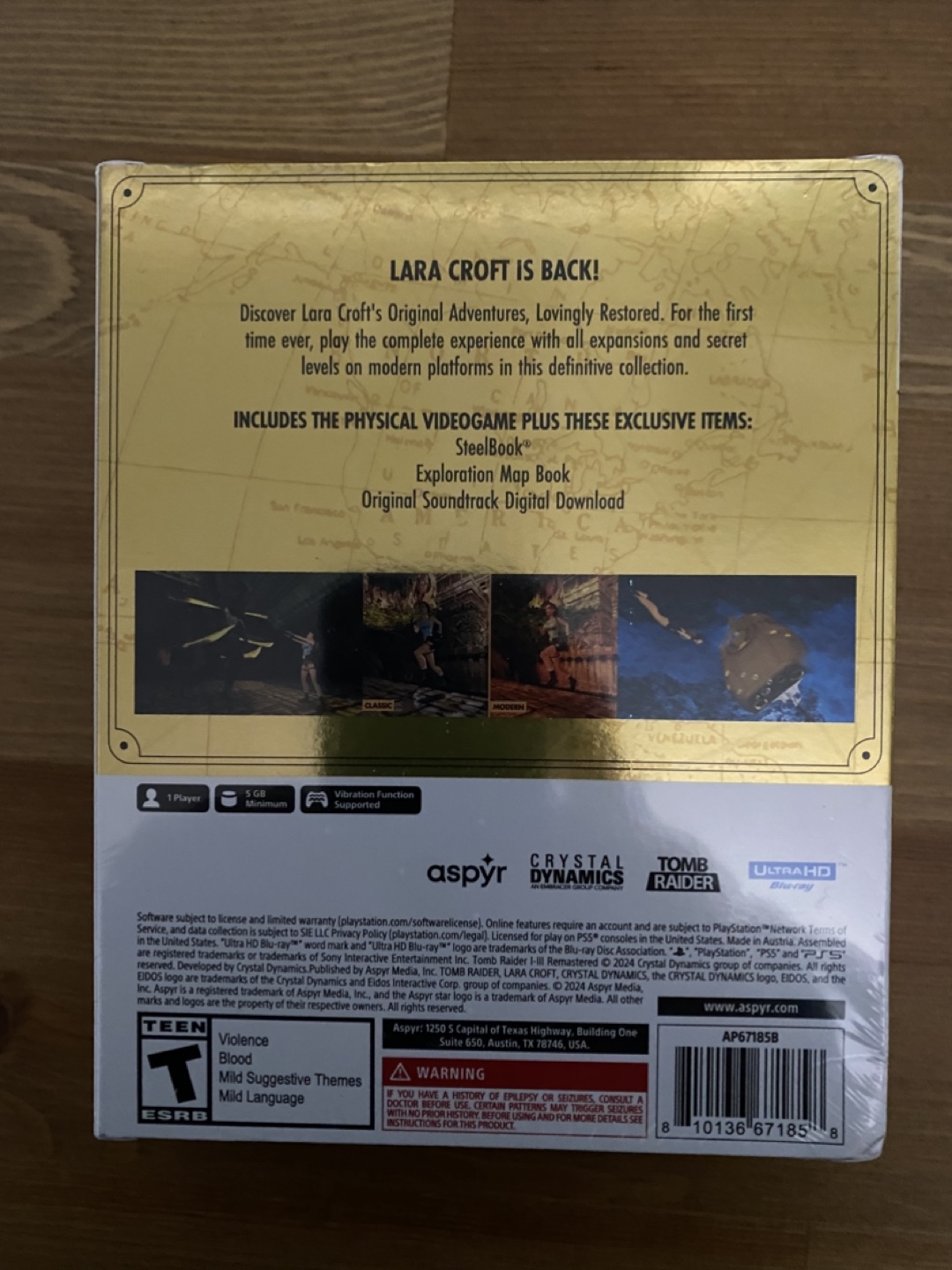 Tomb Raider 1-3 Remastered Deluxe Edition PS5 - photo 2