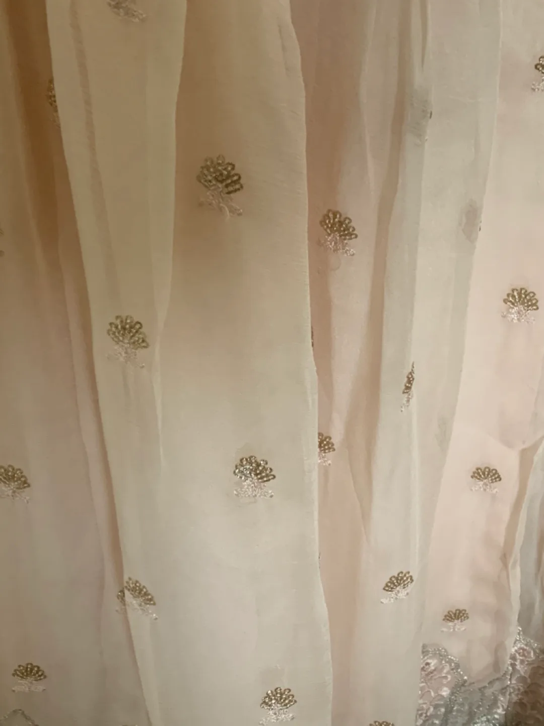 Gorgeous Embroidered Shalwar Kameez Set with Maroon Dupatta image indicator(6)