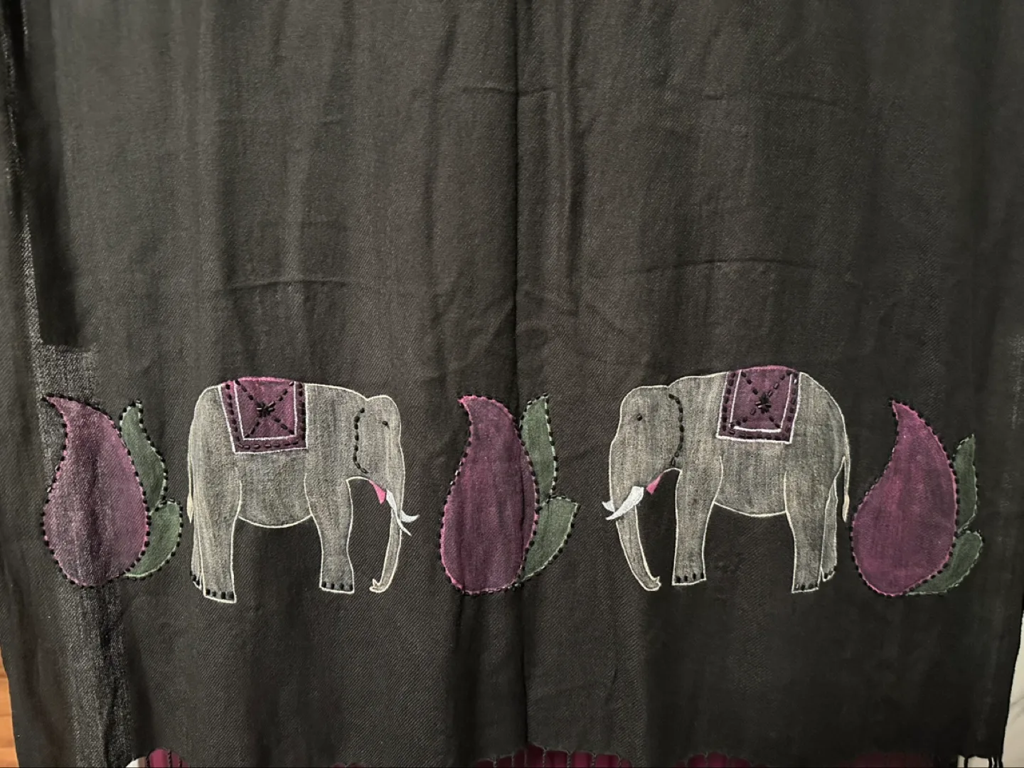Boho Style Elephant Shawl/Scarf/Wrap image indicator(2)