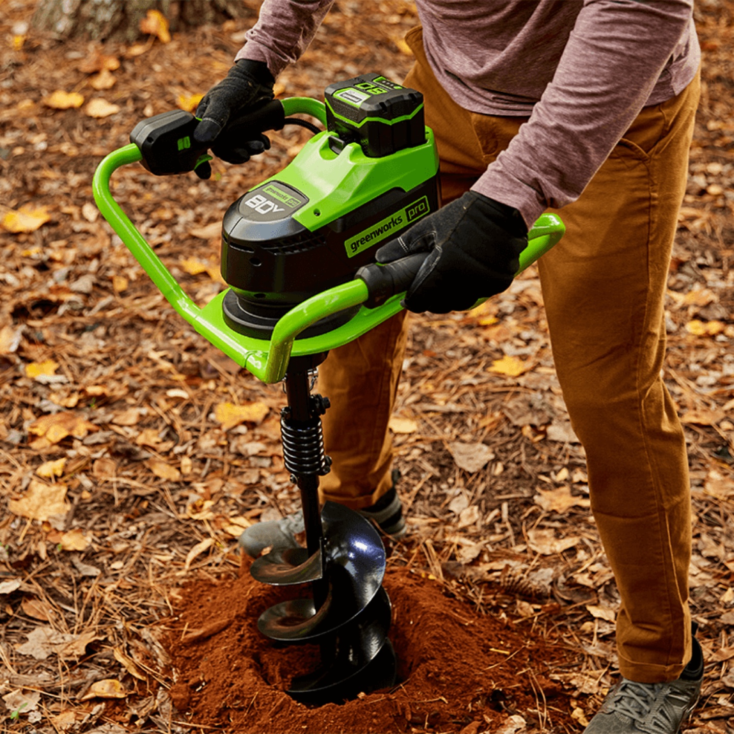 Greenworks 80V Cordless Auger Drill
