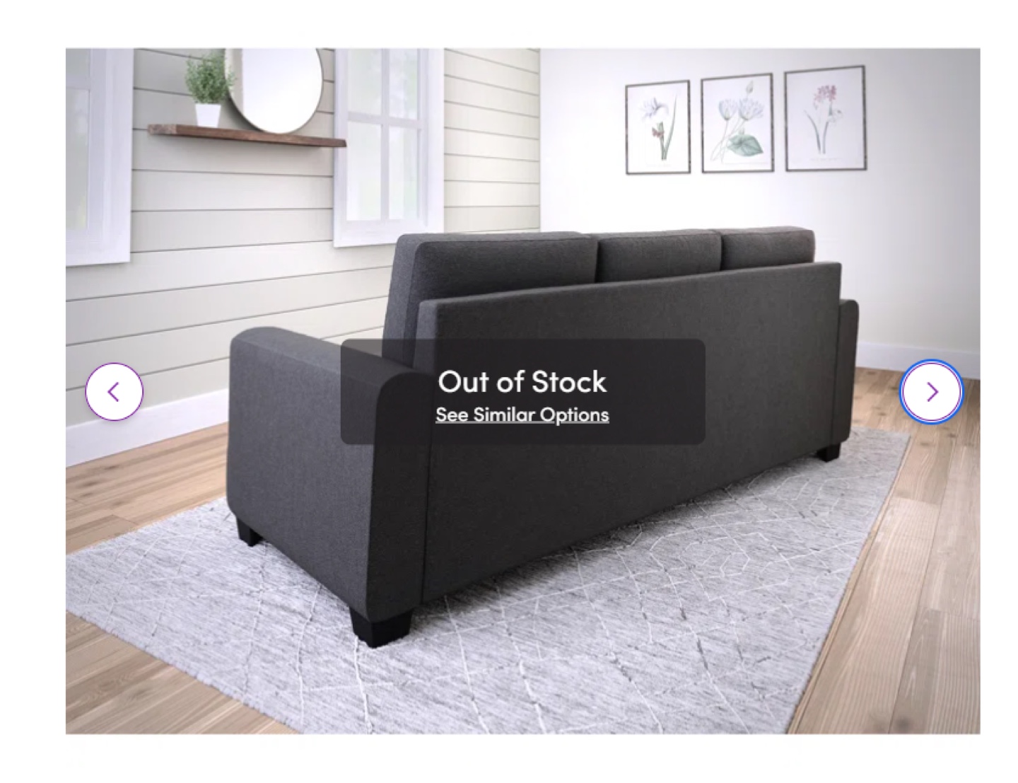 Grey Fabric Sofa - photo 4
