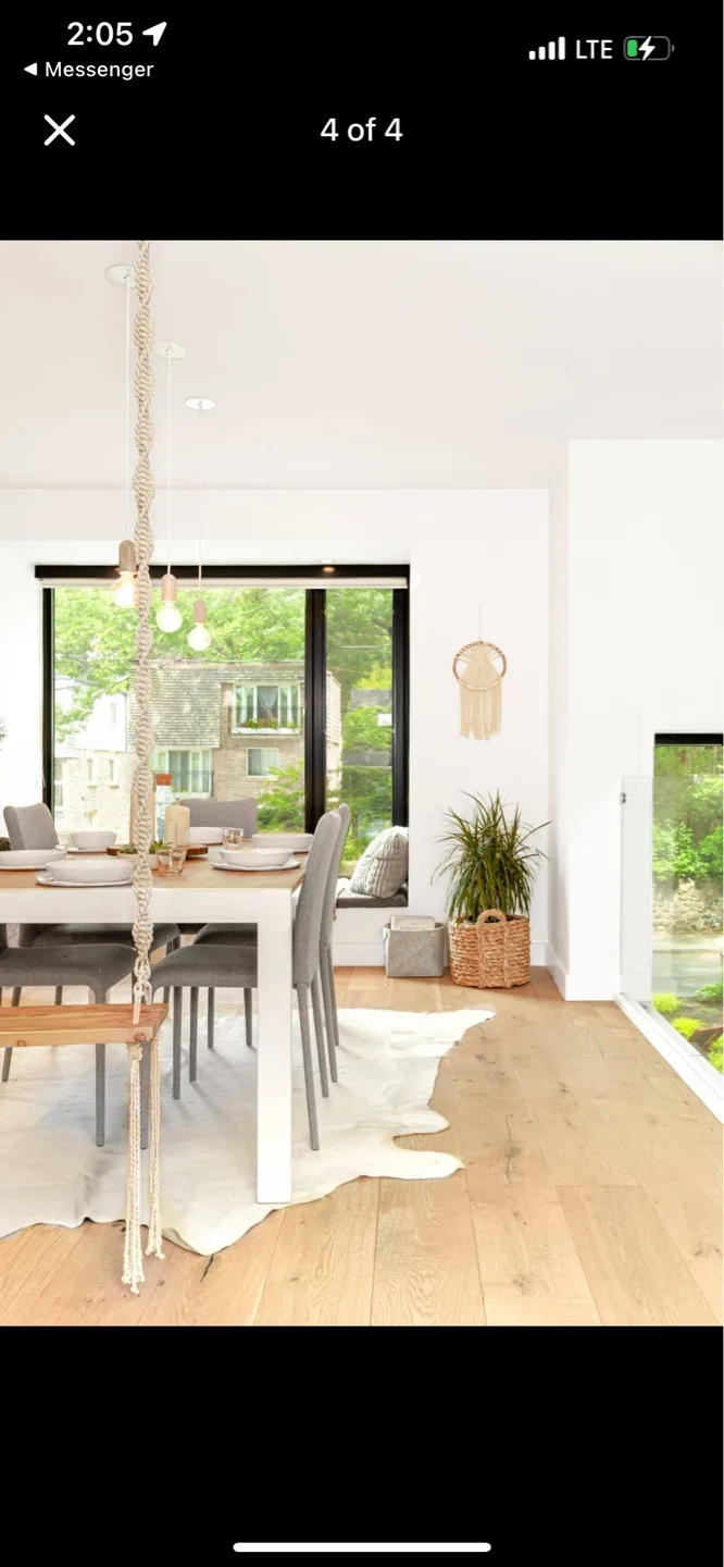 Indoor swing . Seating for adults . image indicator(3)