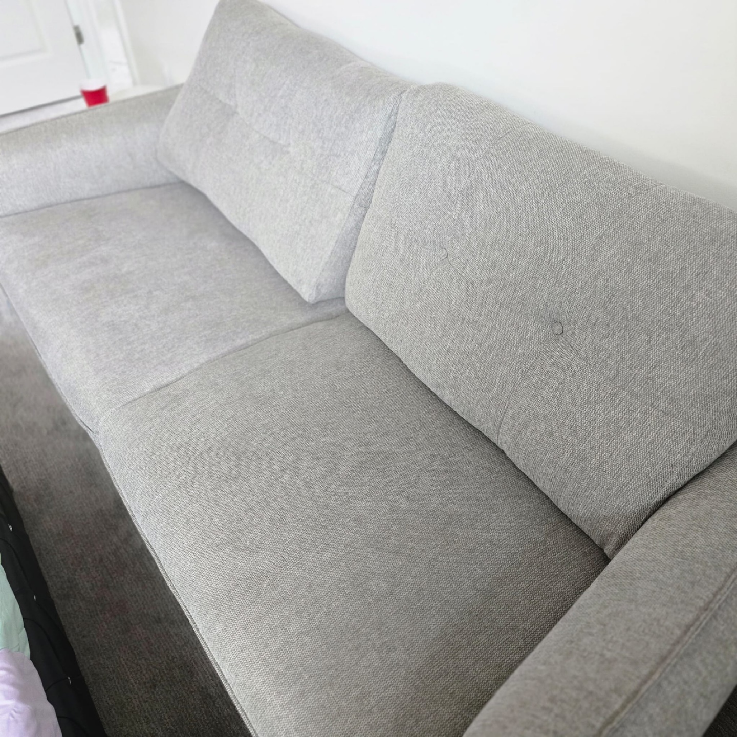 Grey Two-Seater Sofa - photo 2
