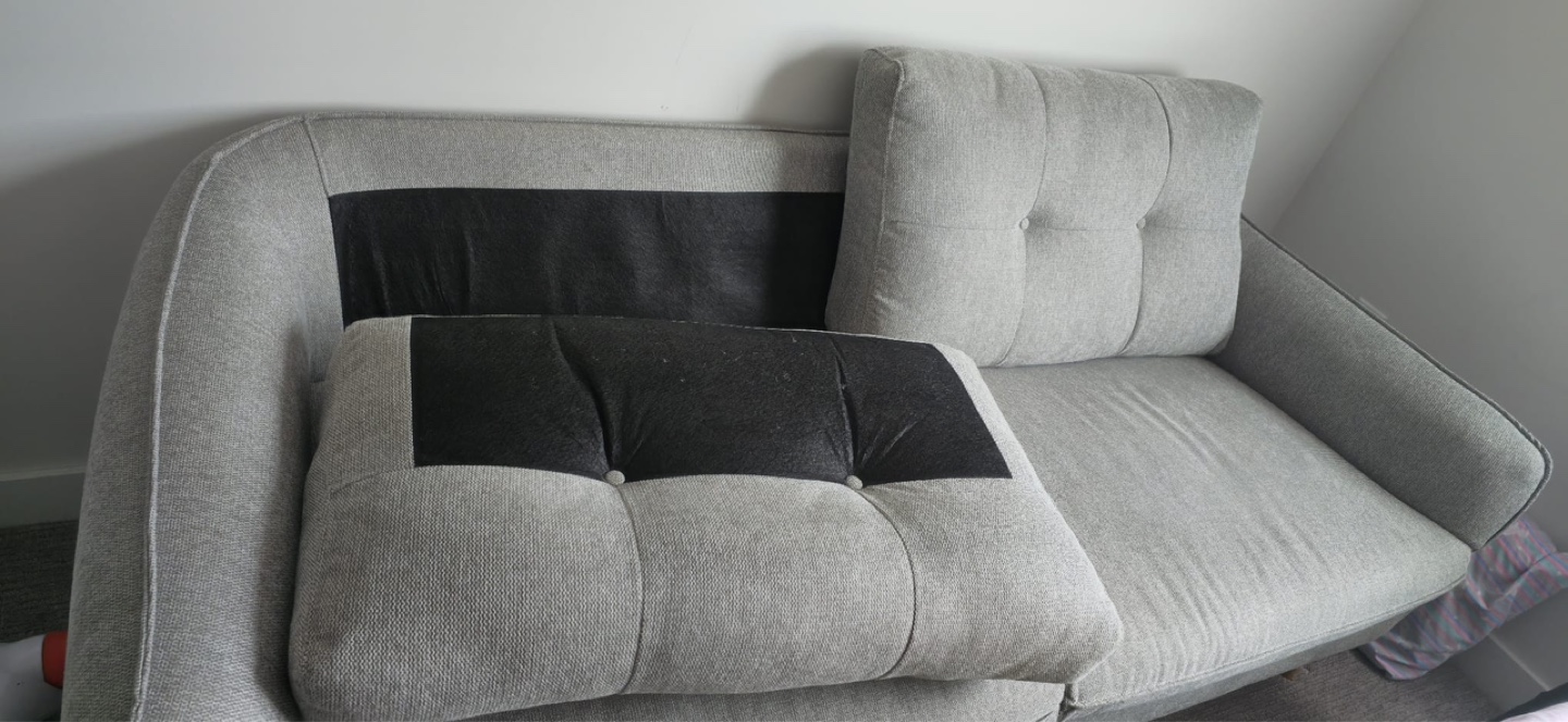 Grey Two-Seater Sofa - photo 3