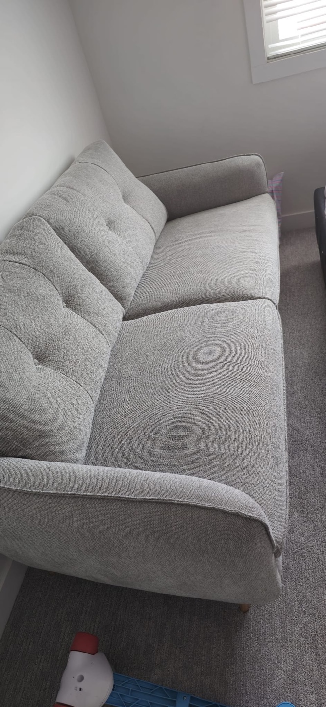 Grey Two-Seater Sofa