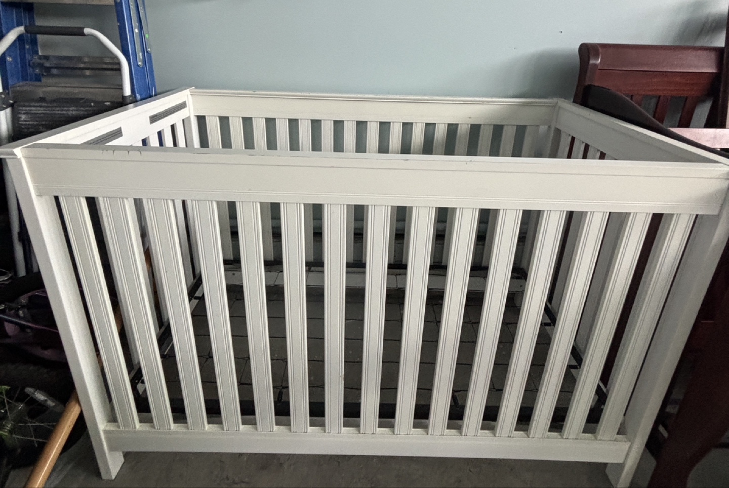 White Baby Crib - photo 4