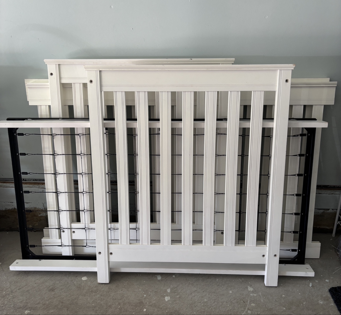 White Baby Crib